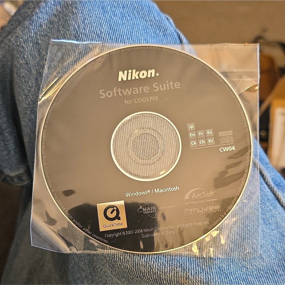 Nikon COOLPIX Software Suite CW04 CD for Windows & Mac Multilingual